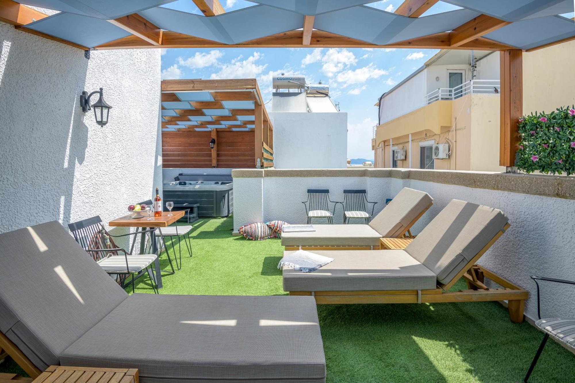 Вилла Casa Dell Artista With Private Jacuzzi Кос Экстерьер фото
